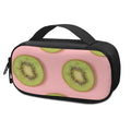 Kiwi Slices Pattern Print Portable Cooler Travel Case