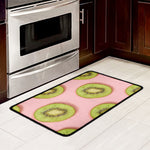 Kiwi Slices Pattern Print Kitchen Mat