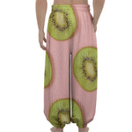 Kiwi Slices Pattern Print Lantern Pants
