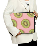Kiwi Slices Pattern Print Laptop Sleeve