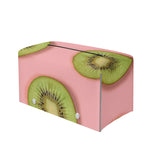 Kiwi Slices Pattern Print Leather Tissue Box Cover