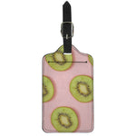 Kiwi Slices Pattern Print Luggage Tag