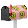 Kiwi Slices Pattern Print Mailbox Cover