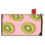 Kiwi Slices Pattern Print Mailbox Cover
