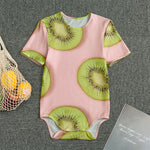 Kiwi Slices Pattern Print Men's Bodysuit
