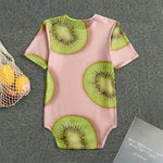 Kiwi Slices Pattern Print Men's Bodysuit