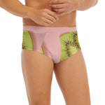 Kiwi Slices Pattern Print Men's Briefs