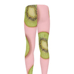 Kiwi Slices Pattern Print Men's leggings