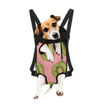 Kiwi Slices Pattern Print Pet Carrier Backpack