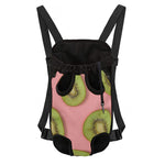 Kiwi Slices Pattern Print Pet Carrier Backpack