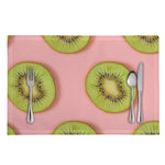 Kiwi Slices Pattern Print Placemat