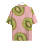 Kiwi Slices Pattern Print Rayon Hawaiian Shirt