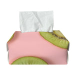 Kiwi Slices Pattern Print Rectangle Tissue Box Cover
