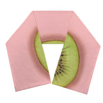 Kiwi Slices Pattern Print Scarf
