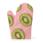 Kiwi Slices Pattern Print Single Oven Mitt