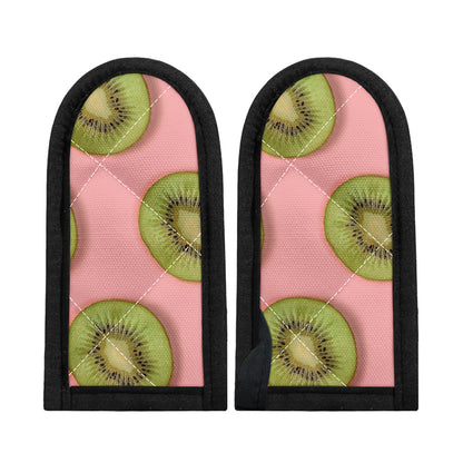 Kiwi Slices Pattern Print Skillet Handle Cover