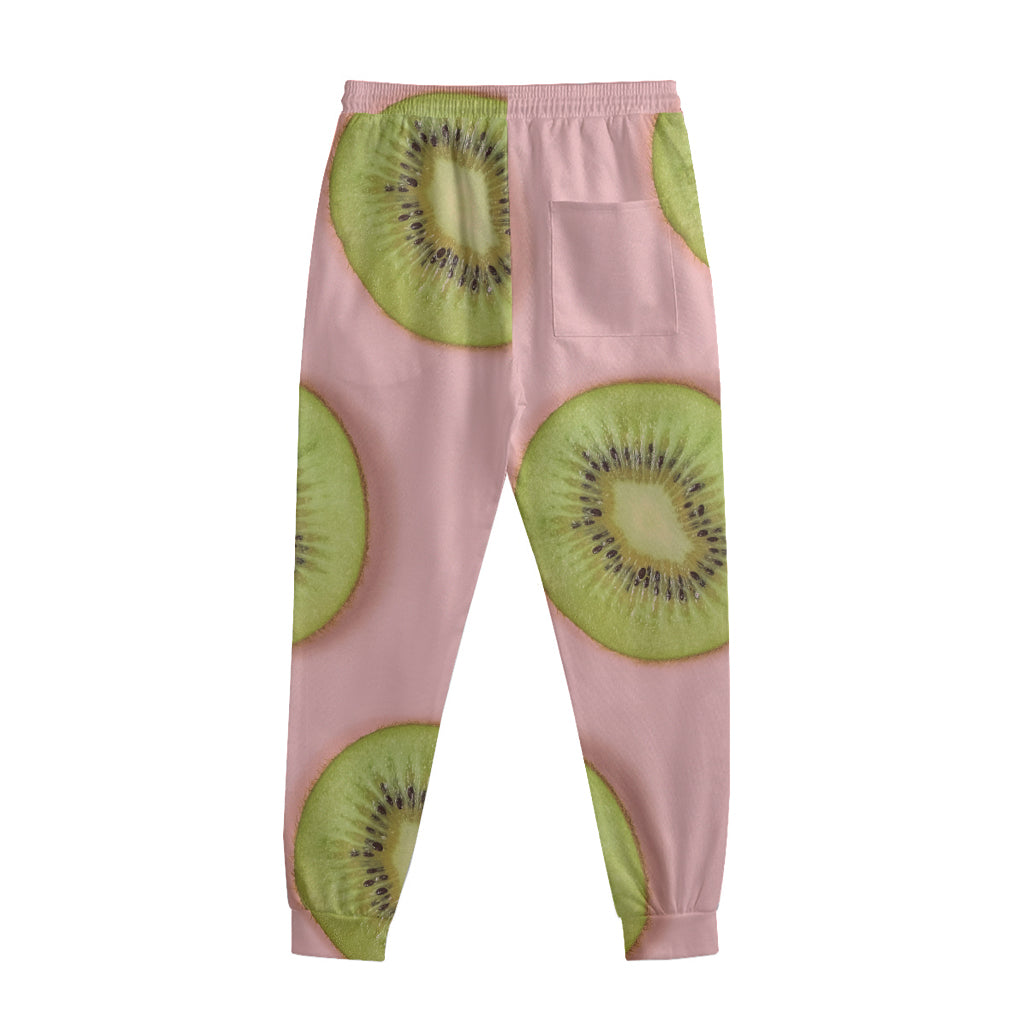 Kiwi Slices Pattern Print Sweatpants