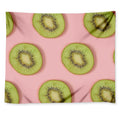 Kiwi Slices Pattern Print Tapestry