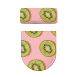 Kiwi Slices Pattern Print Toilet Lid And Tank Cover Set