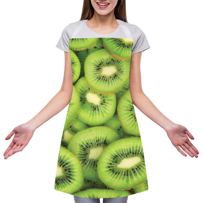 Kiwi Slices Print Adjustable Apron