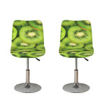 Kiwi Slices Print Bar Stool Covers