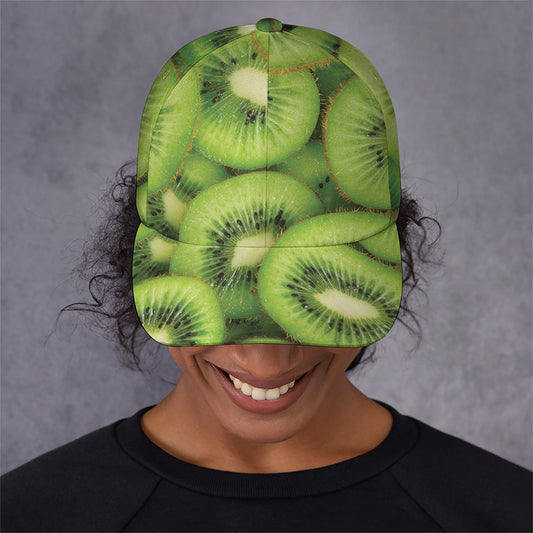 Kiwi Slices Print Baseball Cap