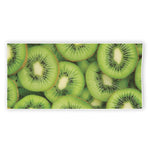 Kiwi Slices Print Beach Towel
