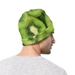 Kiwi Slices Print Beanie