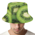 Kiwi Slices Print Bucket Hat