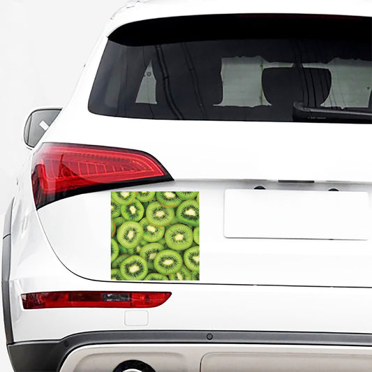 Kiwi Slices Print Car Sticker