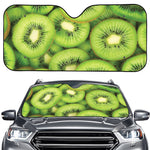 Kiwi Slices Print Car Windshield Sun Shade