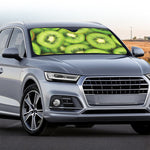 Kiwi Slices Print Car Windshield Sun Shade