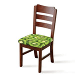 Kiwi Slices Print Chair Cushion Cover