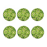 Kiwi Slices Print Coaster Set