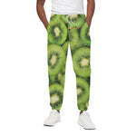 Kiwi Slices Print Cotton Pants