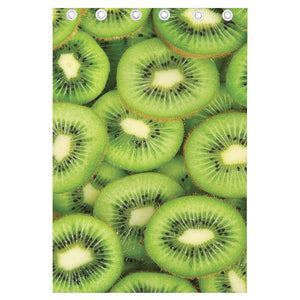 Kiwi Slices Print Curtain