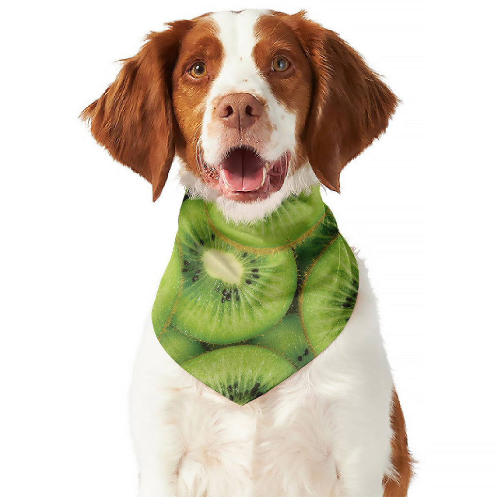 Kiwi Slices Print Dog Bandana