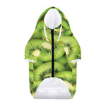 Kiwi Slices Print Dog Zip Up Hoodie