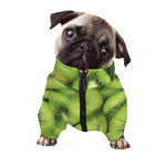 Kiwi Slices Print Dog Zip Up Jacket