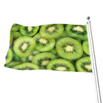 Kiwi Slices Print Flag