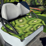 Kiwi Slices Print Golf Cart Seat Cover
