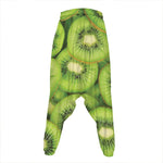 Kiwi Slices Print Hammer Pants