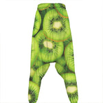 Kiwi Slices Print Hammer Pants