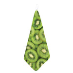 Kiwi Slices Print Hand Towel