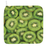 Kiwi Slices Print Hand Towel