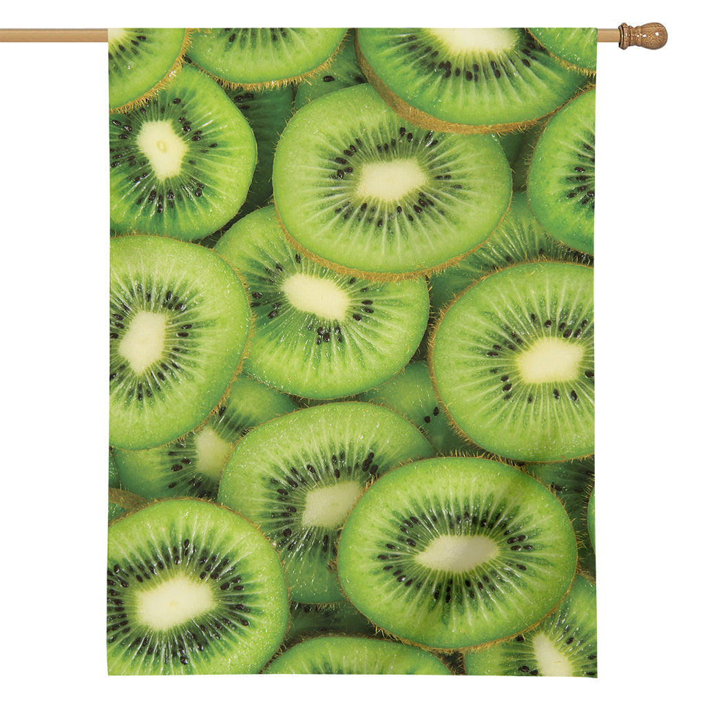 Kiwi Slices Print House Flag