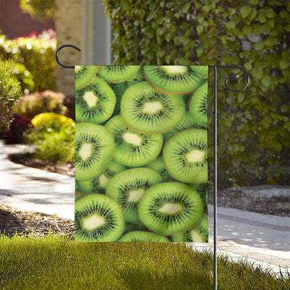Kiwi Slices Print House Flag