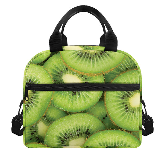 Kiwi Slices Print Insulated Lunch Bag