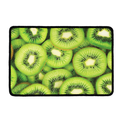 Kiwi Slices Print Kitchen Mat