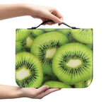 Kiwi Slices Print Leather Bible Cover